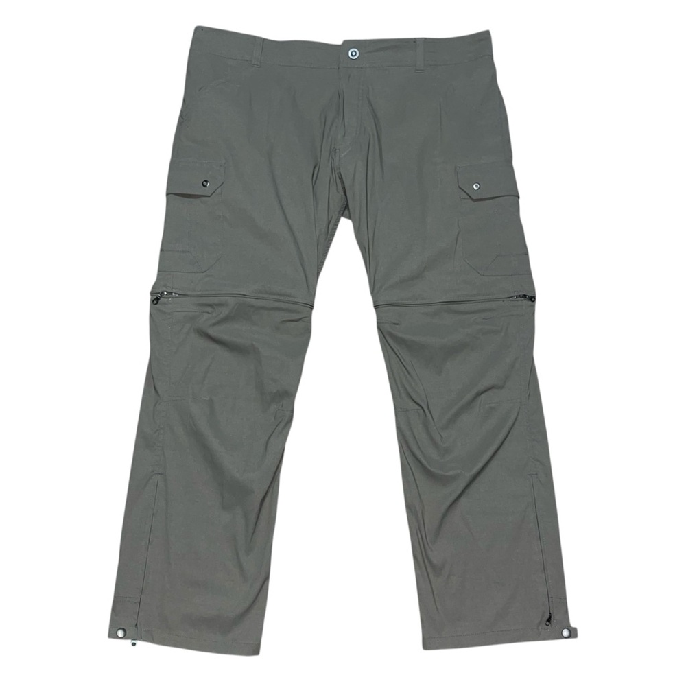 KUHL Renegade Convertible Pants Men’s 40x30 Brown Stealth Zip Hiking Outdoor